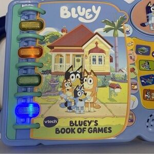 VTech Bluey Interactive Book of Games - Blue